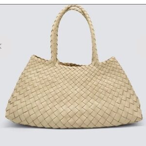 Dragon Diffusion Santa Croce Big Pearl Ivory Tote Shoulder Bag